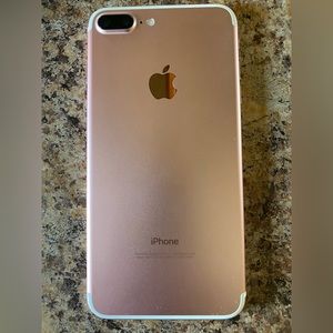 Rose Gold- APPLE IPhone 7 plus-used condition-through Verizon-unlocked